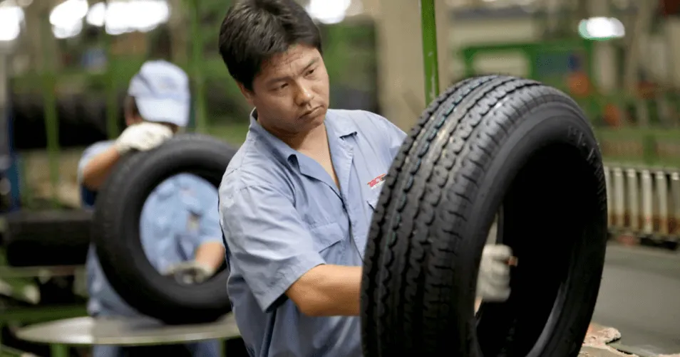 11. import tires from China
