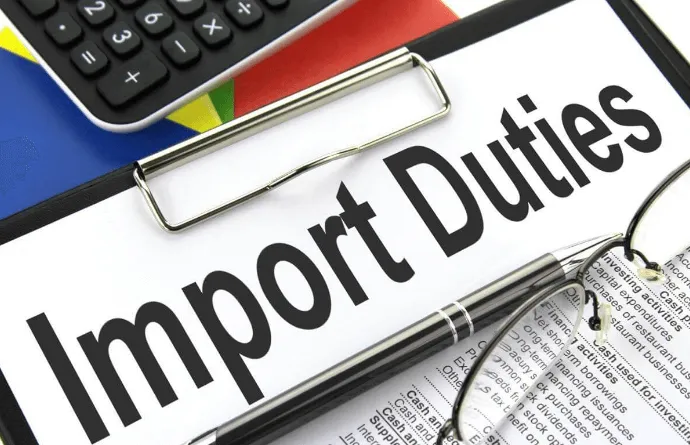 3.Import duty from china to USA