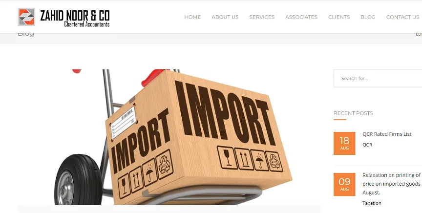 2.Import tax from China