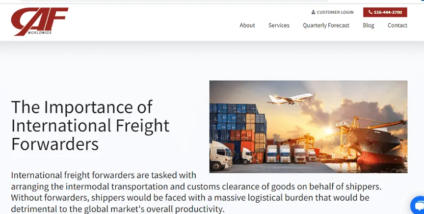 7.Freight forwarders