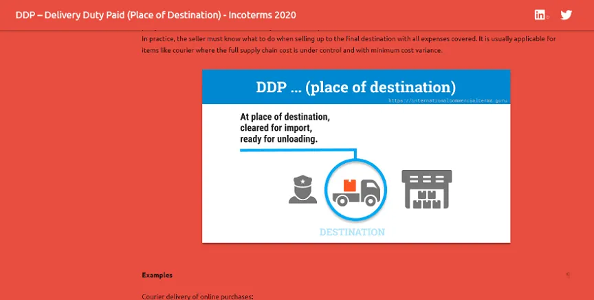 8.Purchase DDP from your suppliers