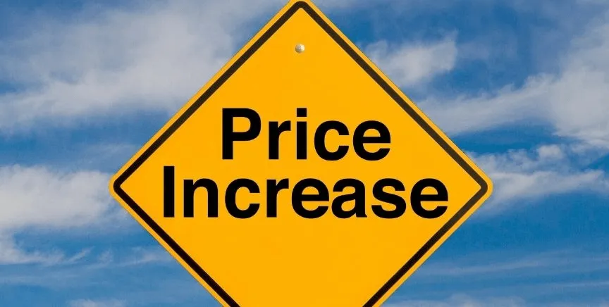 3.Increase in the price of goods