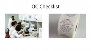QC checklist