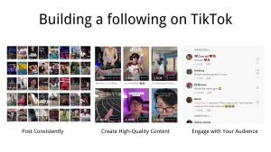 Following on tiktok