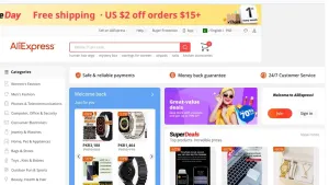 Aliexpress the website like Shein