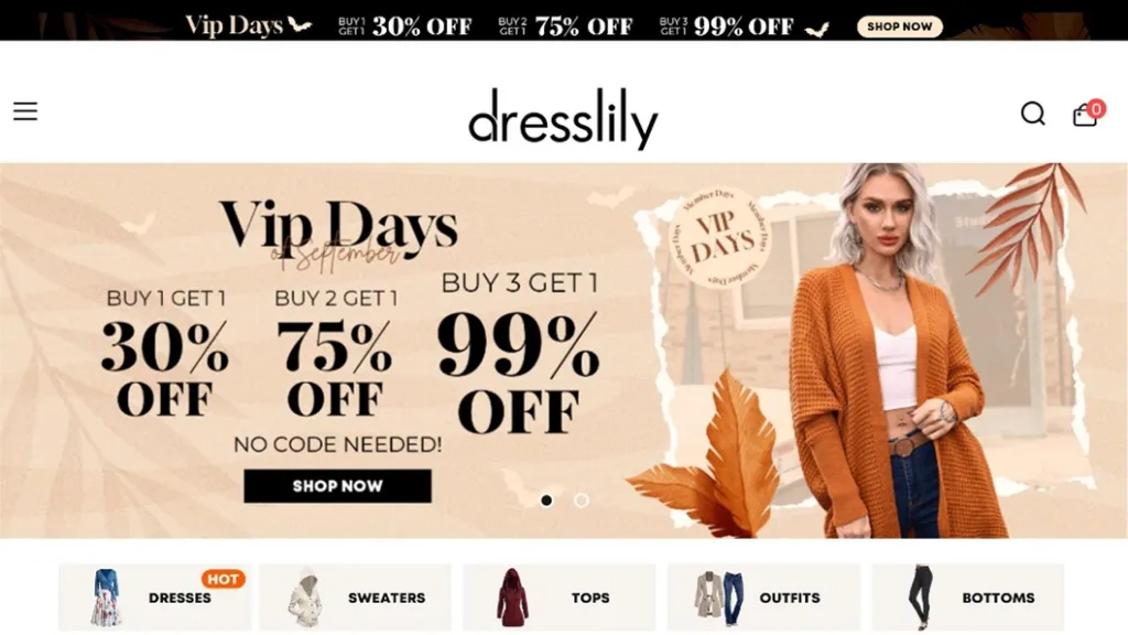 dresslily website for cheap women clothing the website like Shein
