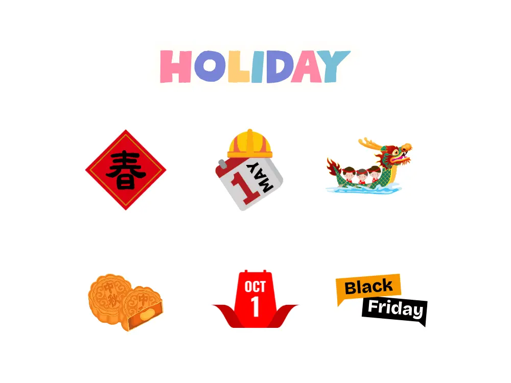Peak seasons holiday