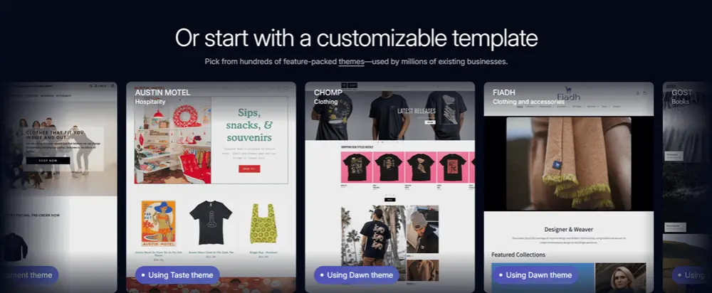 Pick a look for your store