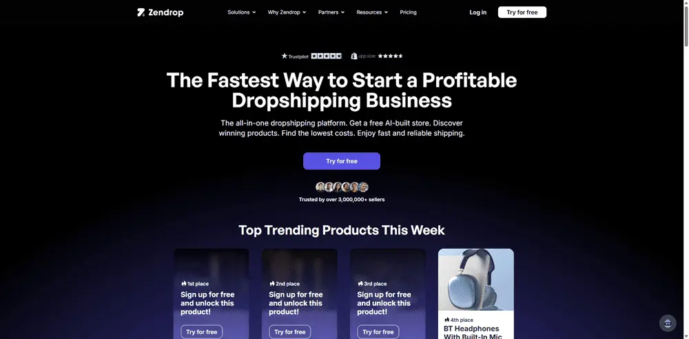 Zendrop-The-1-high-margin-dropshipping-app