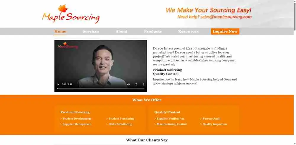 China-Sourcing-Company-Maple-Sourcing-Your-Trusted-Partner