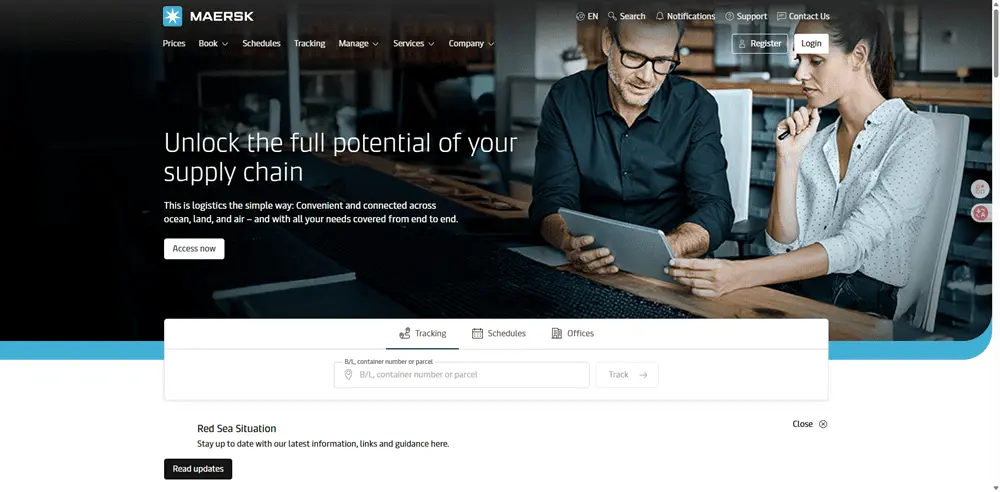 Cross-Border Logistics Method from China Maersk-Integrated-Container-Logistics-Supply-Chain-Services
