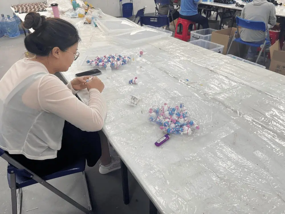 Confirms samples before mass production